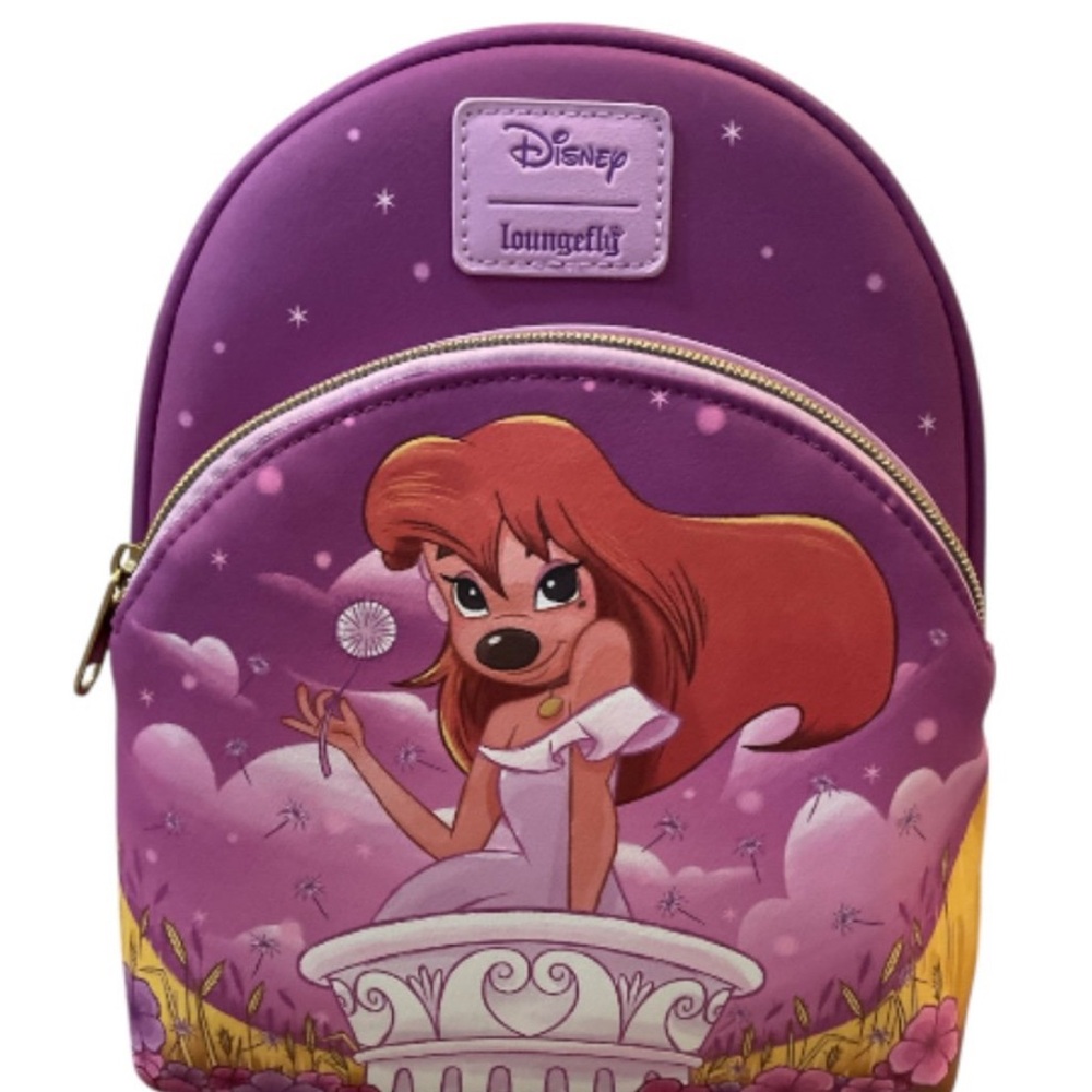 Disney x Loungefly Purple Roxanne  Mini Backpack